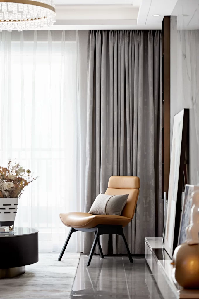 Contemporary Elegance Neutral Tones Soft Lighting Modern Furniture