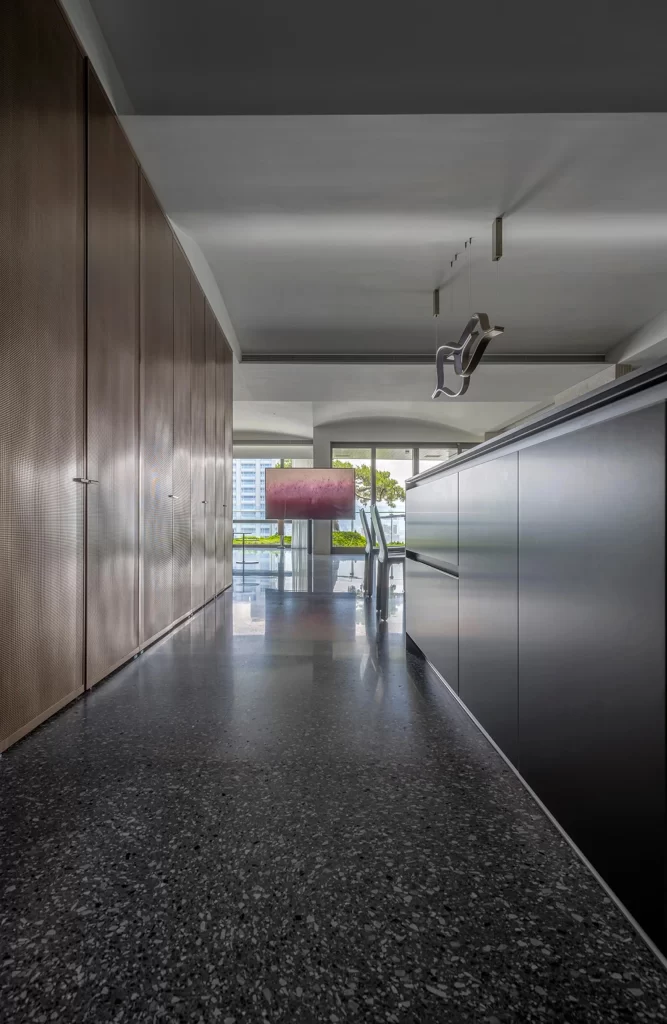 Contemporary Kitchen Black Gray Neutral Stainless Steel