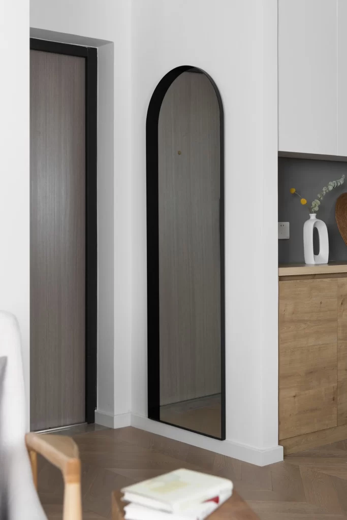 Contemporary Minimalist Kitchen White Neutral Light Wood
