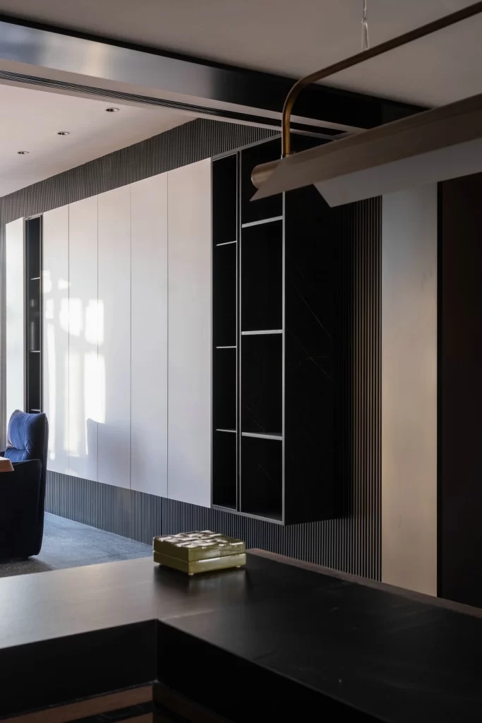 Contemporary Sleek Black White Neutral Minimalist