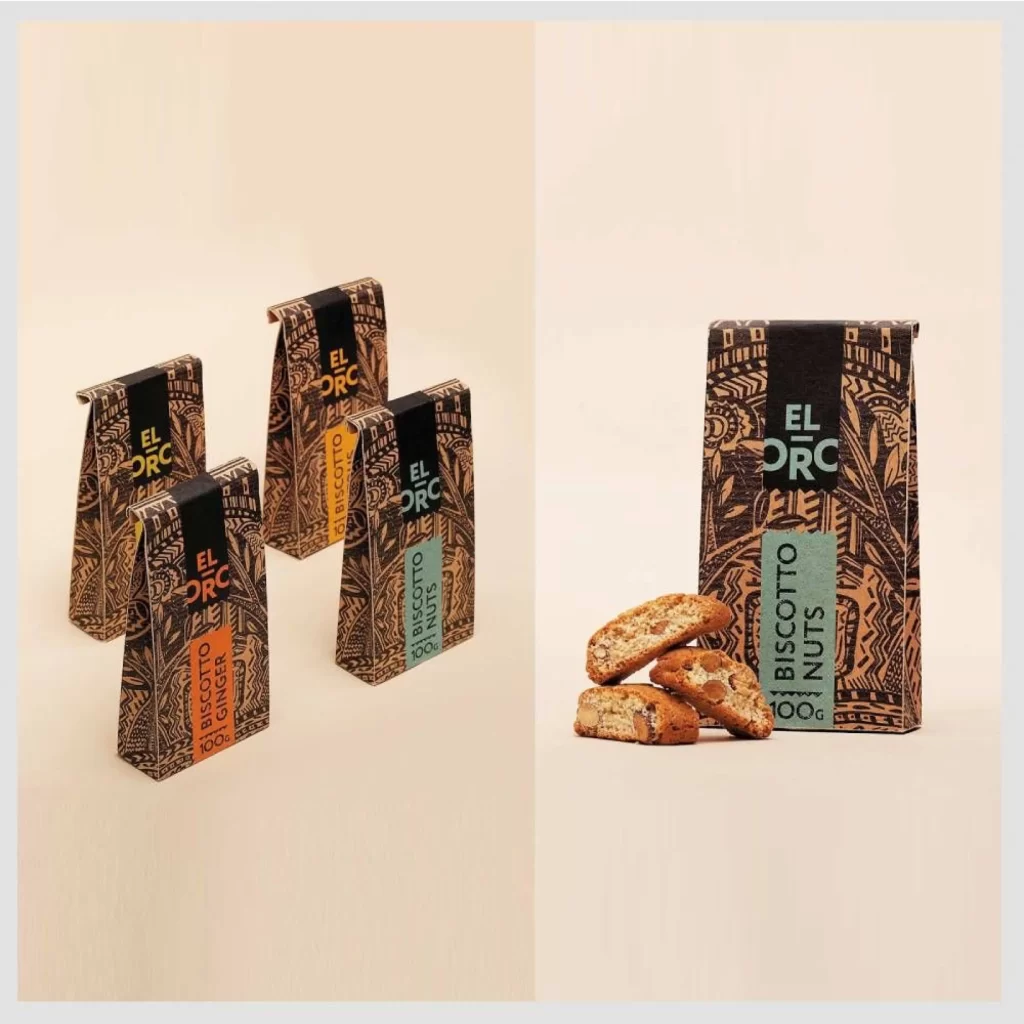 Cookies Tribal Pattern Earthy Tones Bold Typography