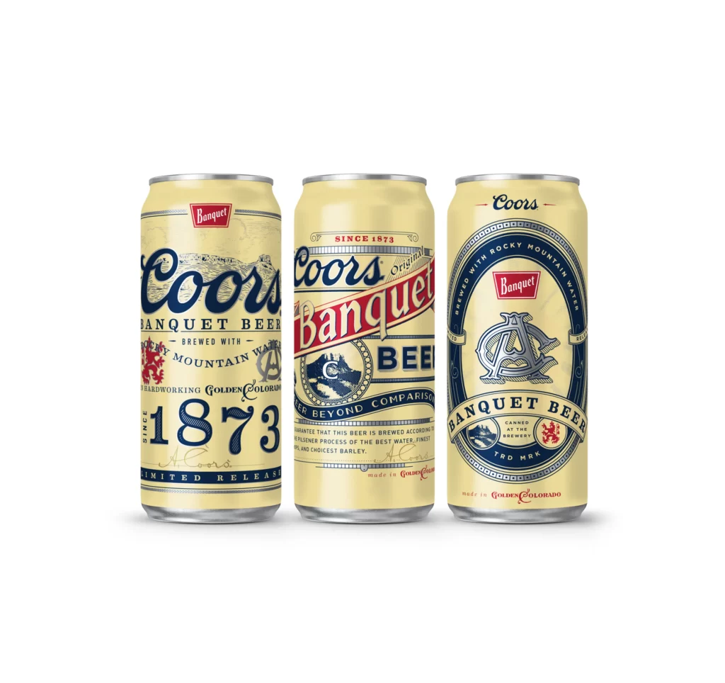 Coors Banquet Beer Cans