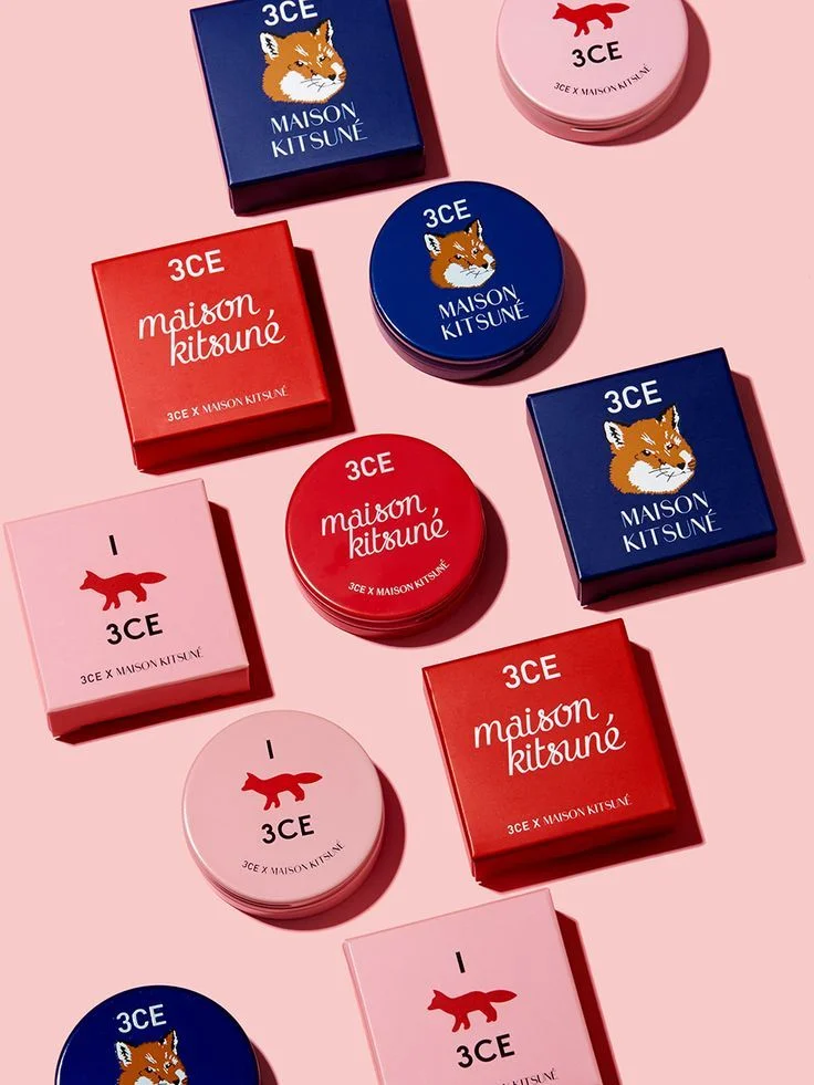 Cosmetics Packaging Colorful Fox Illustration Design