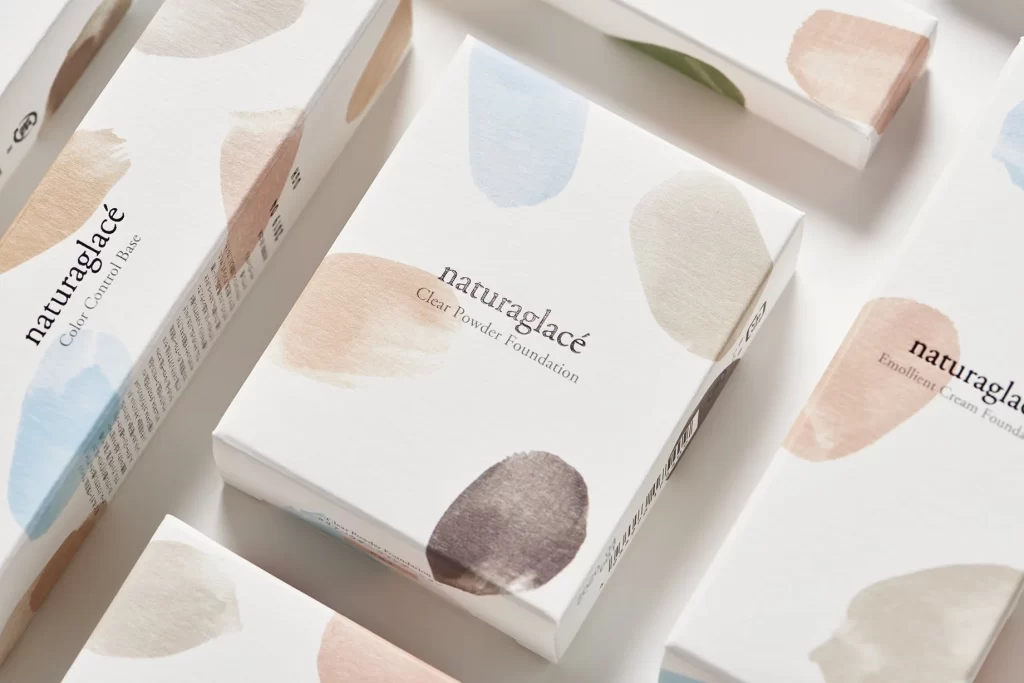 Cosmetics Packaging Neutral Tones Modern Design
