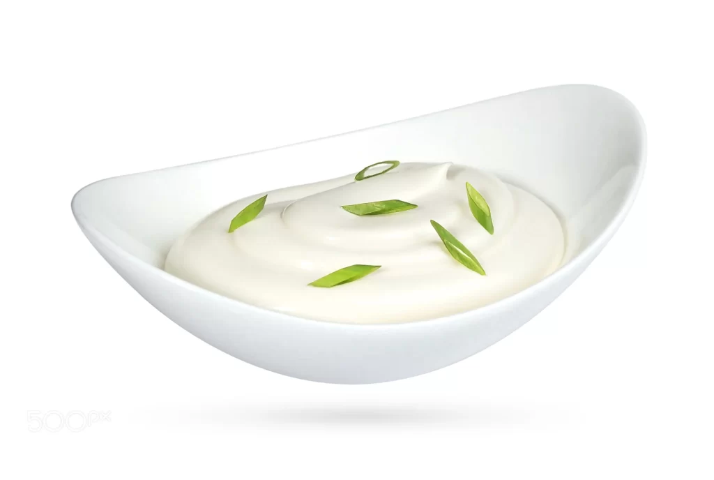 Creamy Dip Green Onion Garnish