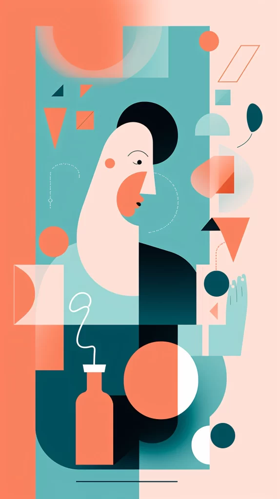 Creative Abstract Shapes Pastel