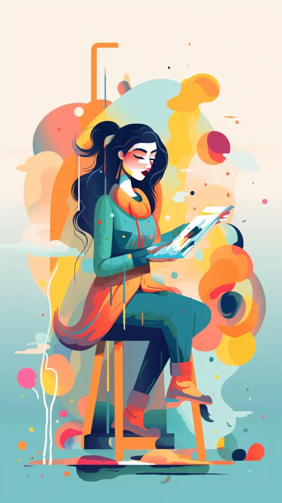 Creative Digital Artistic Abstract Modern
