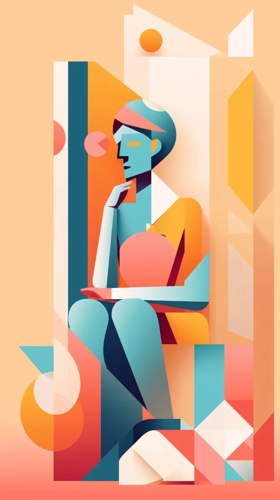 Creative Professional Pastel Geometric Abstract Modern