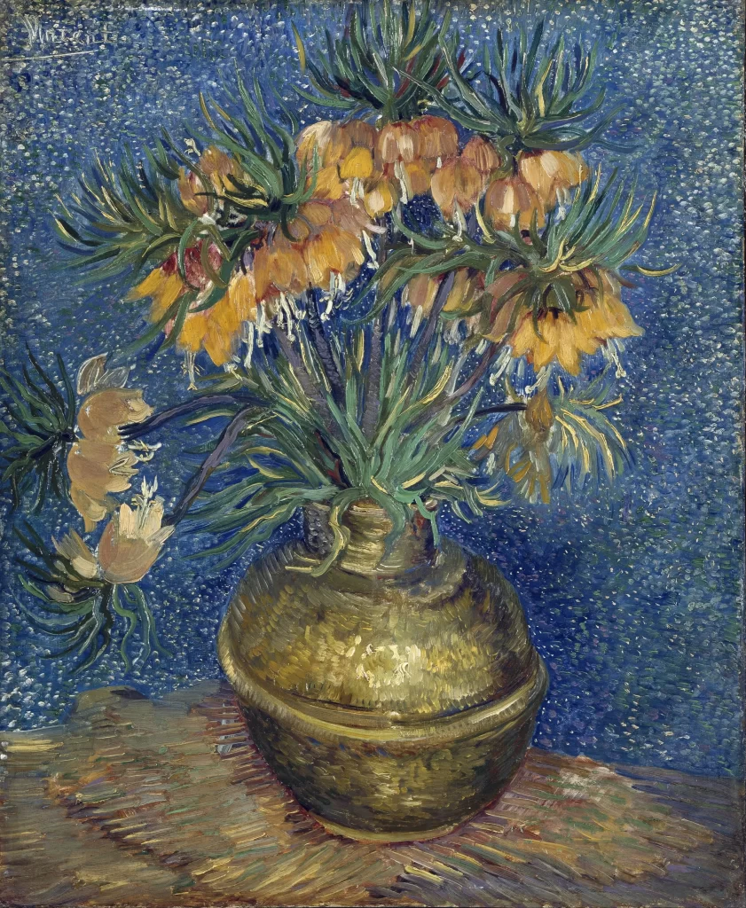 Crown Imperials in a §³opper Vase Van Gogh