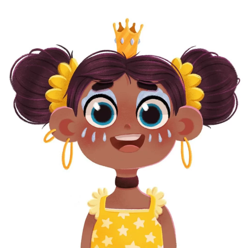 Crown Princess Hair Earrings Dress Eleonore Pelluau