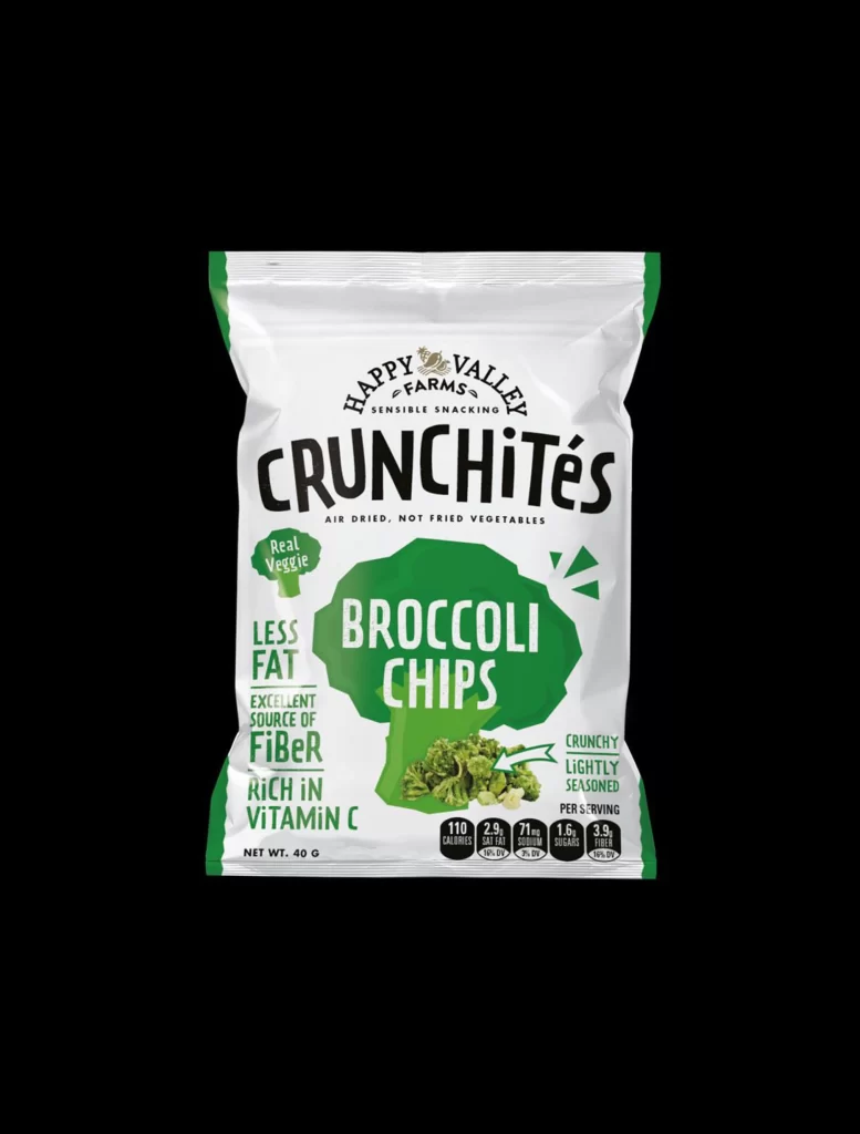 Crunchychips Broccolichips Green White Modern