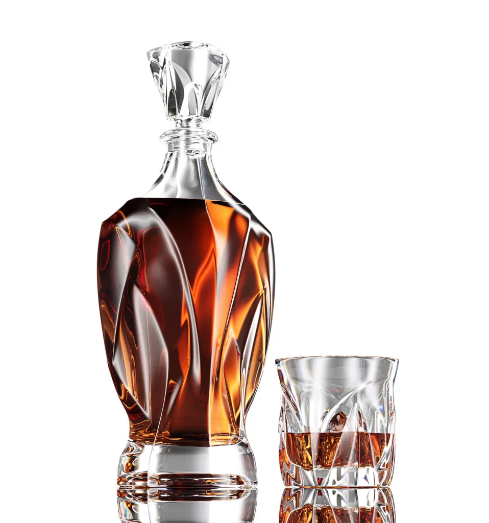 Crystal Decanter Whiskey Glass