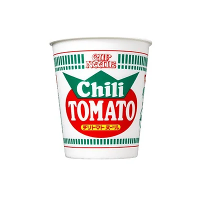Cup Noodle Chili Tomato Red Green White Japanese