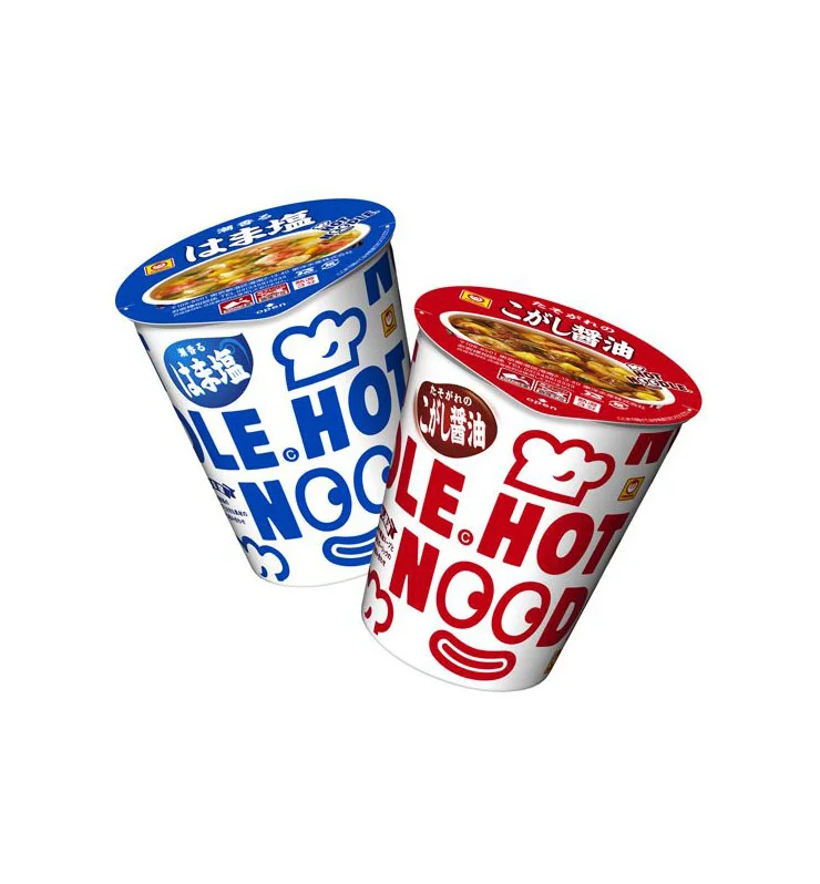 Cup Noodle Hot Noodle Blue Red Chef Hat