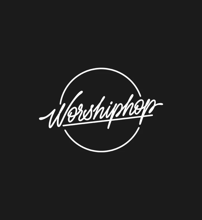 Cursive Elegant White Outline Minimalistic Typography Design