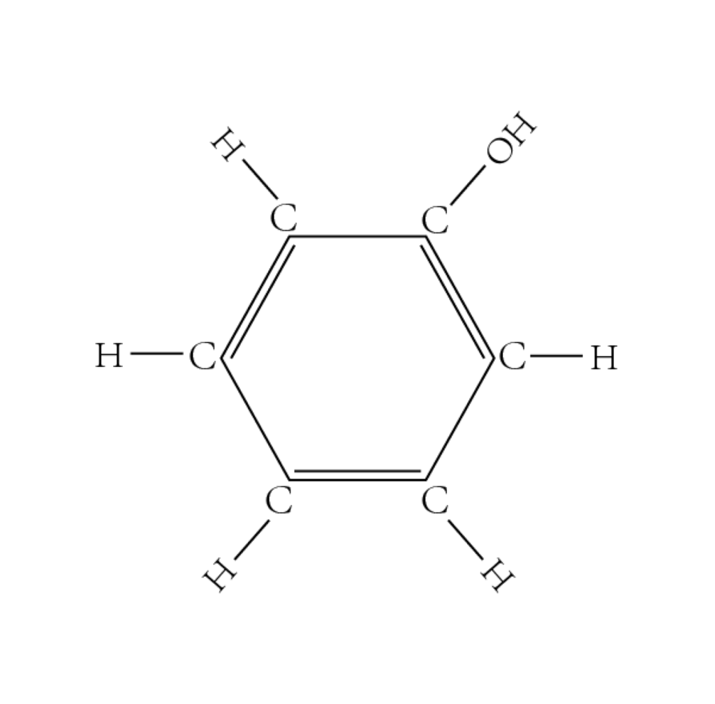 Cyclohexane Hydroxyl Group Structural Formula