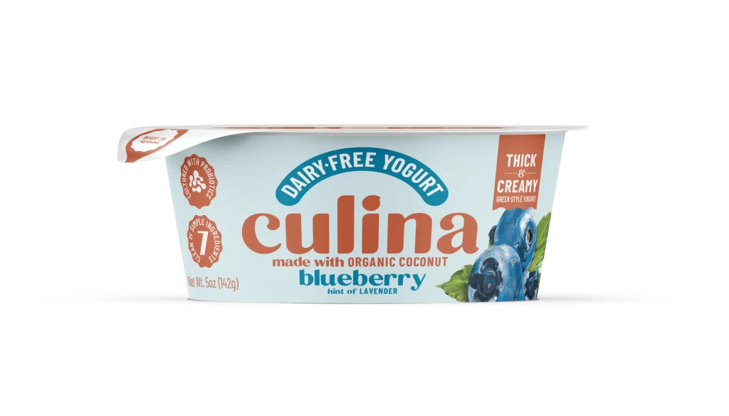 Dairy-Free Yogurt Blueberry Coconut Lavender