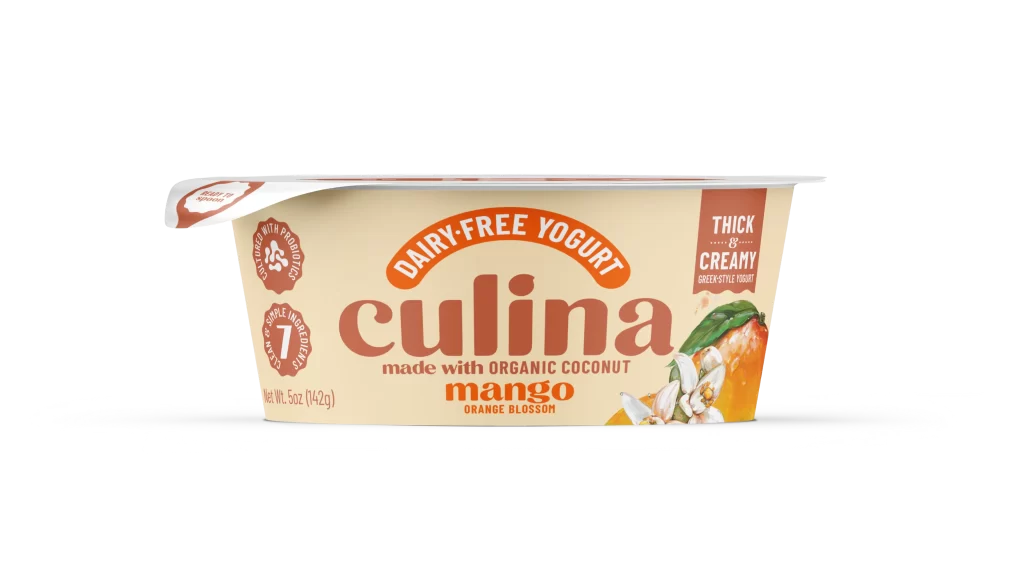 Dairy-Free Yogurt Organic Coconut Mango Orange Blossom