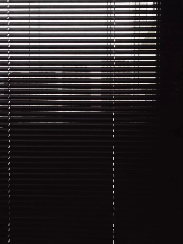 Dark Blinds Light Contrast Patterned