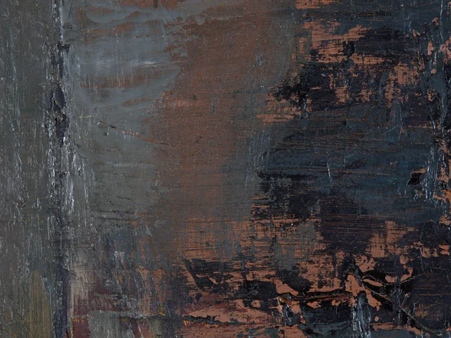 Dark Brown Impasto Oil Painting Texture Rough Palette Knife