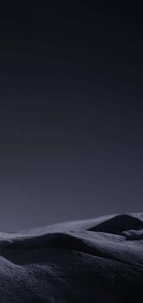 Dark Landscape Snowy Terrain