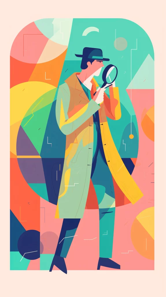Detective Green Yellow Abstract Modern