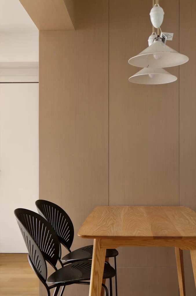 Dining Room Scandinavian Neutral Beige Light Wood Black