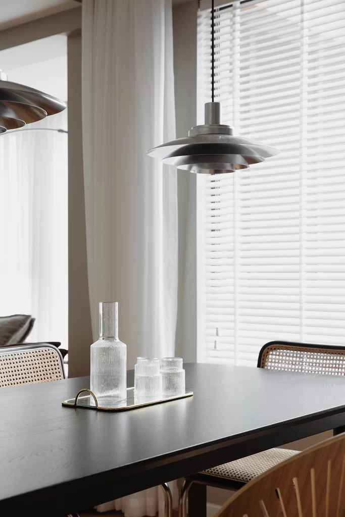 Dining Room Scandinavian White Neutral Wood