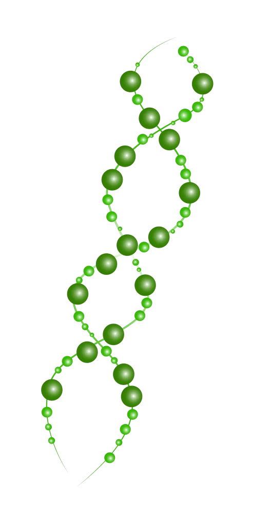 DNA Helix Structure Green