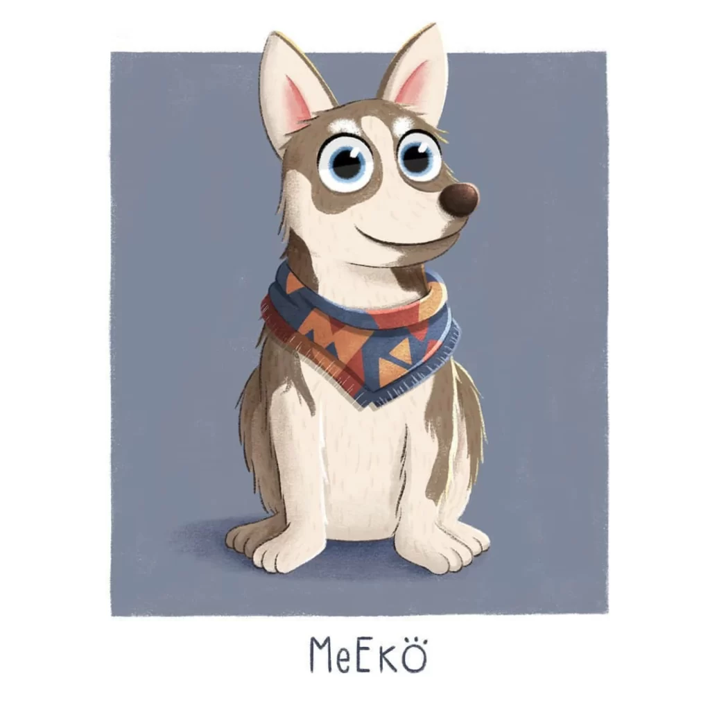 Dog Character Illustration Eleonore Pelluau