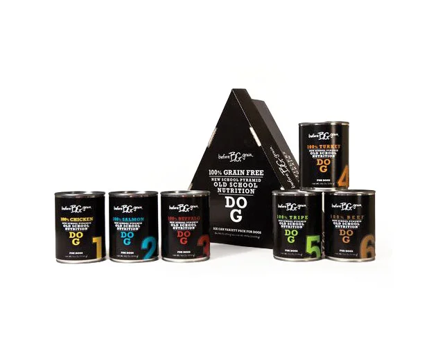 Dog Food DOG Grain Free Canned Variety Pack Black Cans