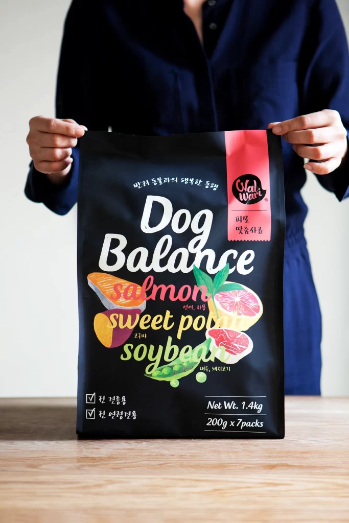 Walwari Dog Balance Salmon Sweet Potato Packaging