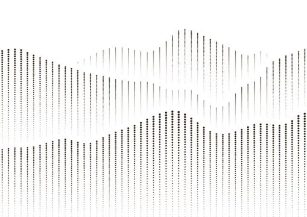 Dotted Pattern Abstract Design Monochrome Geometric Rhythm
