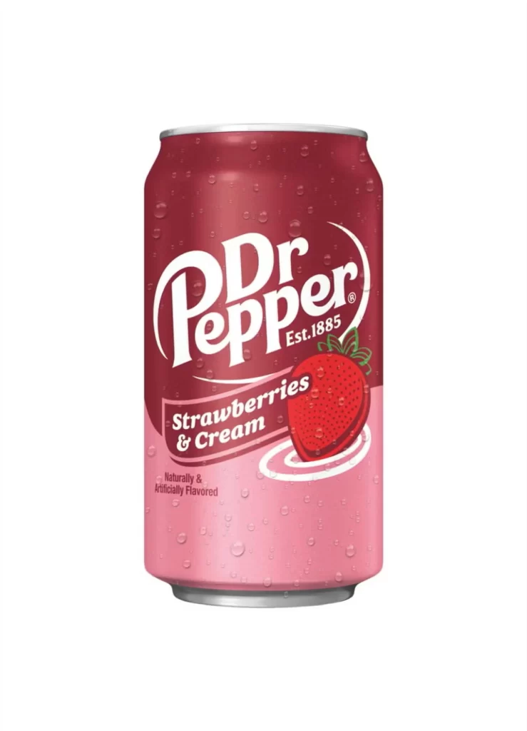Dr Pepper Strawberries Cream Can Beverage
