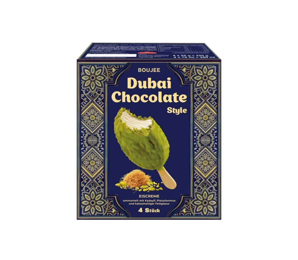 Dubai Chocolate Style Ice Cream