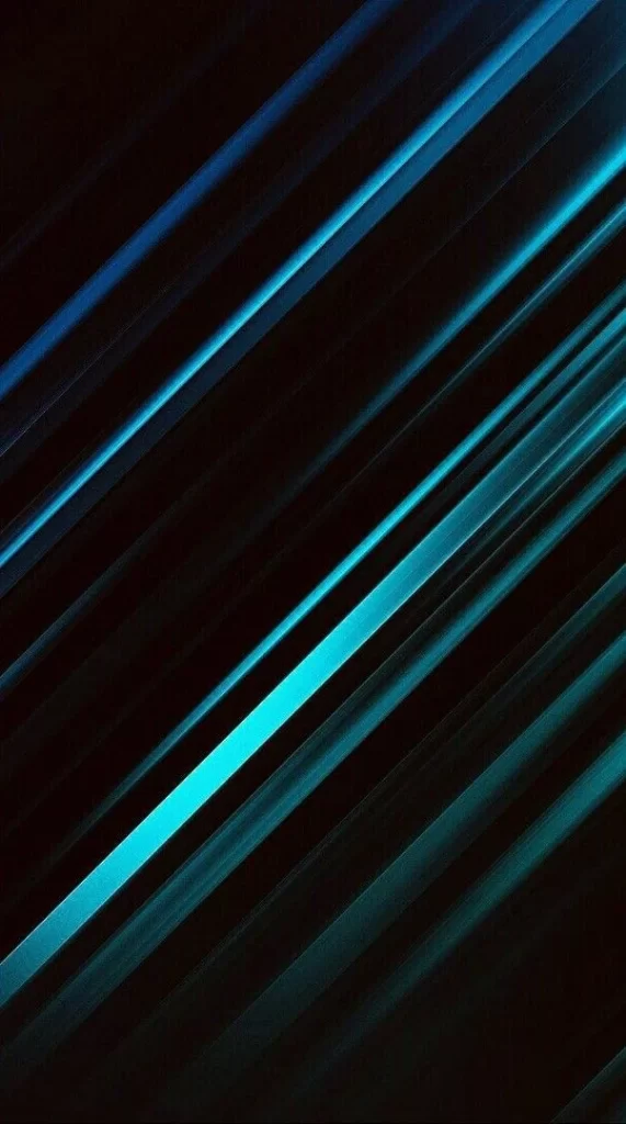 Electric Blue Diagonal Lines Illuminating Dark Background A0B44B67