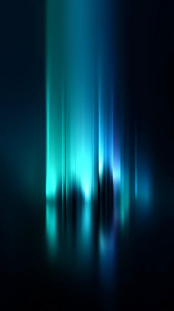 Electric Blue Vertical Lines Center Stage