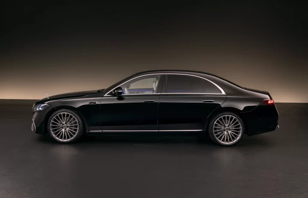 Elegant Midnight Black with Reflective Surface