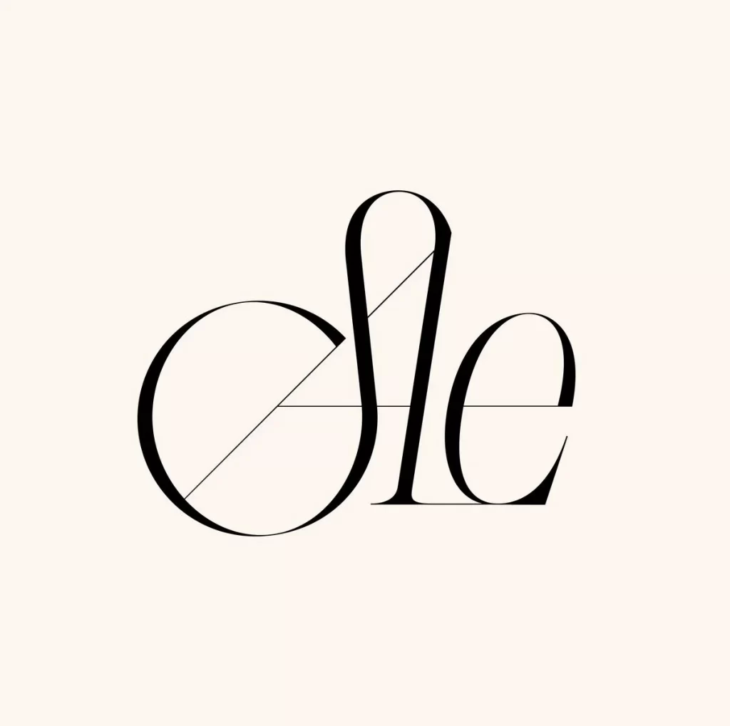 Elegant Script Black Smooth Typography Design
