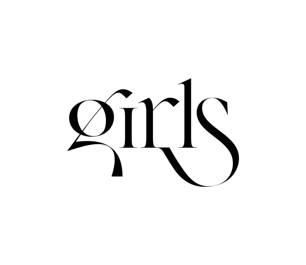 Elegant Script Black Smooth Typography Design