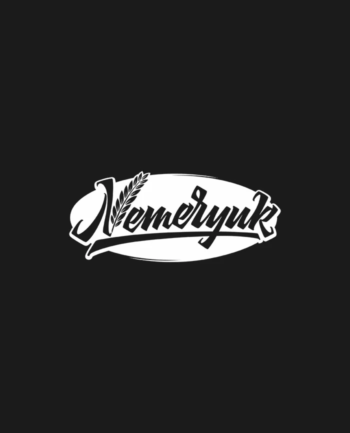 Elegant Script Decorative Black White Typography Design