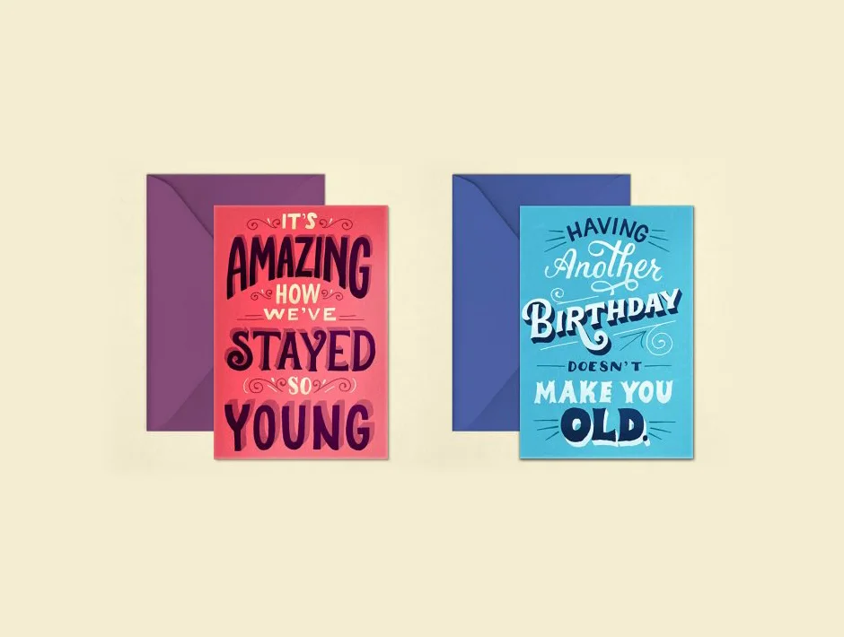 Elegant Script Decorative Swirls Vibrant Colorful Smooth Texture Typography Design