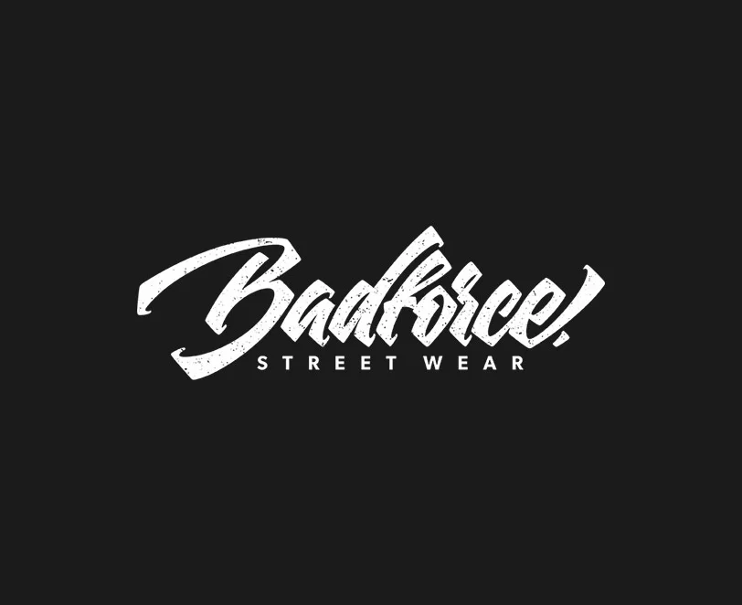 Elegant Script White Distressed Typography Design