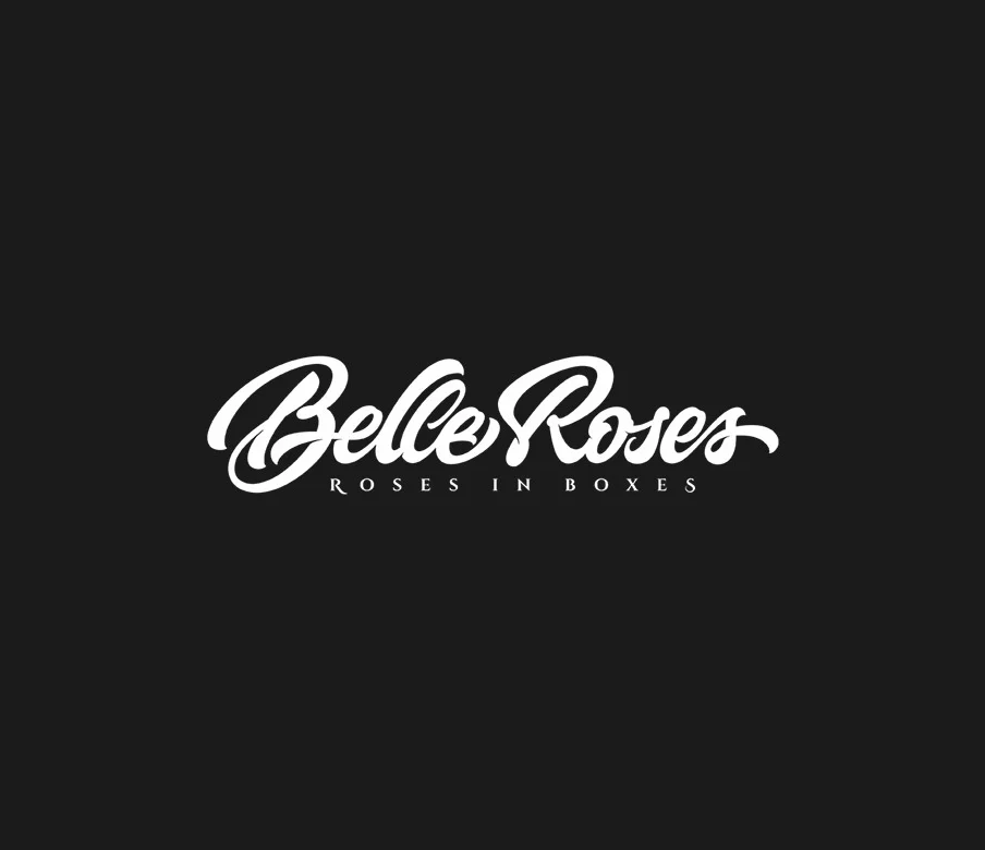 Elegant Script White Smooth Black Background Typography Design
