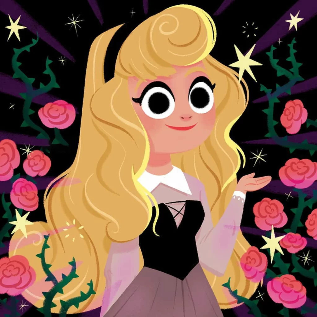 Enchanted Princess Roses Stars Magic Eleonore Pelluau