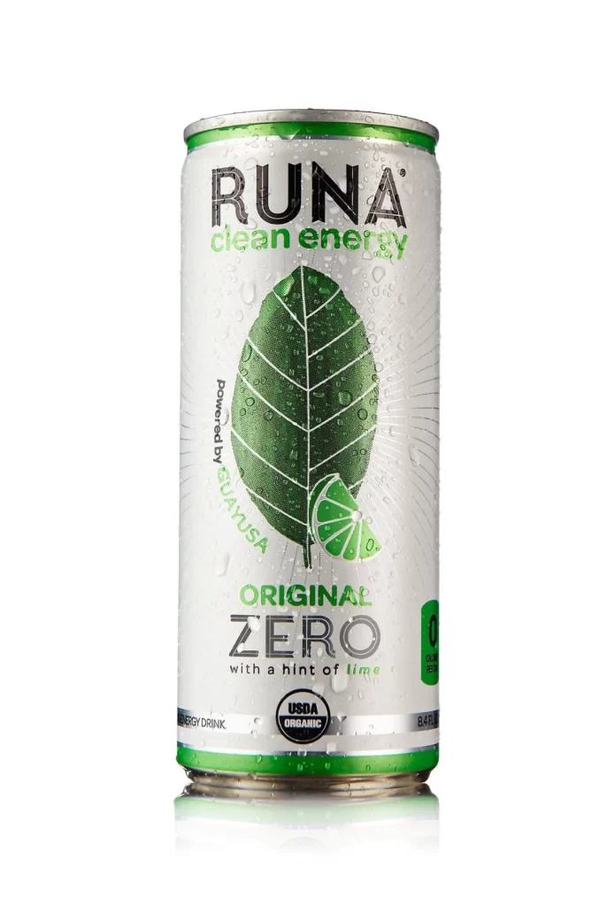 Energy Drink Organic Zero Calorie Guayusa Lime