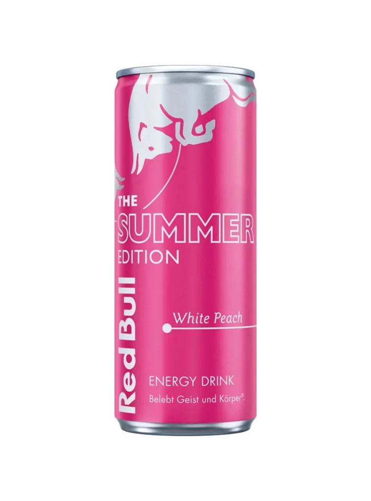 Energy Drink Summer Edition White Peach Red Bull