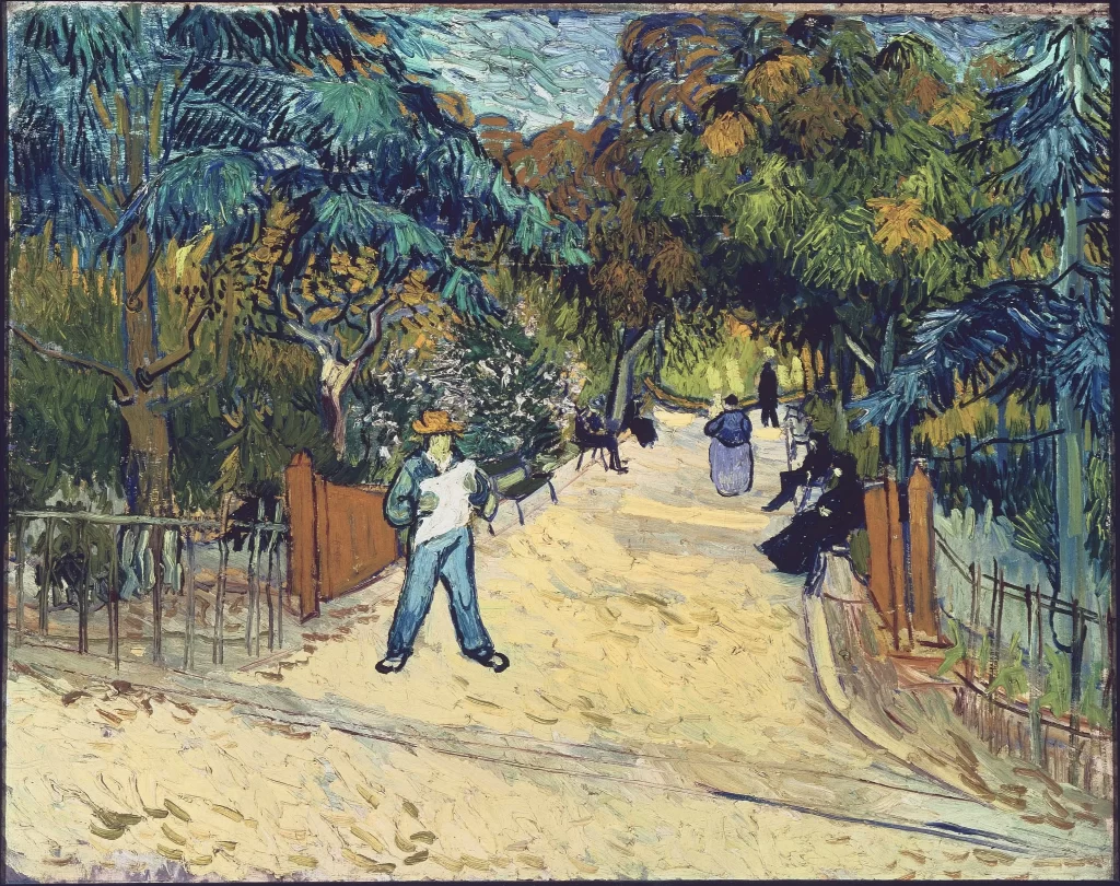 Entrance to the Public Garden in Arles Van Gogh