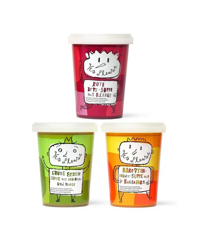 Es Pleas Cup Noodle Beetroot Orange Green Carrot Yellow