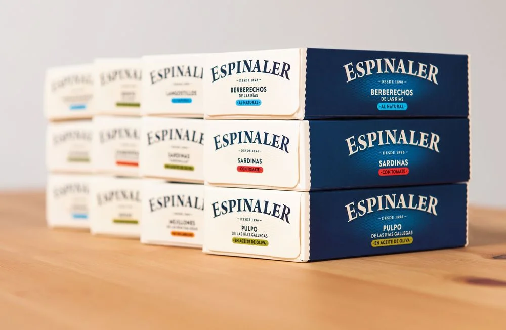 Espinaler Canned Fish Berberechos Sardinas Pulpo